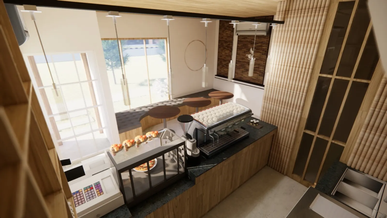 Fasad dan interior gerai kopi Nu Sae (5)