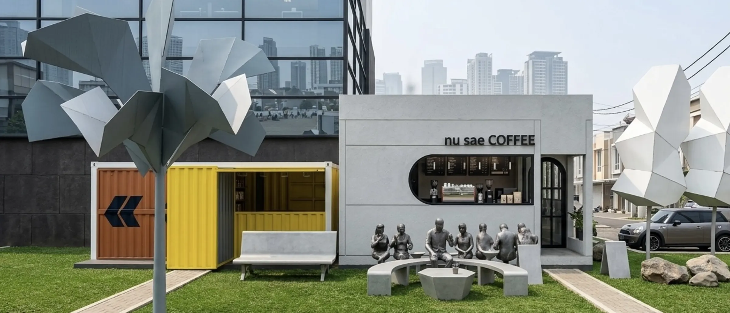 Nu Sae Coffee, Kios Kontainer